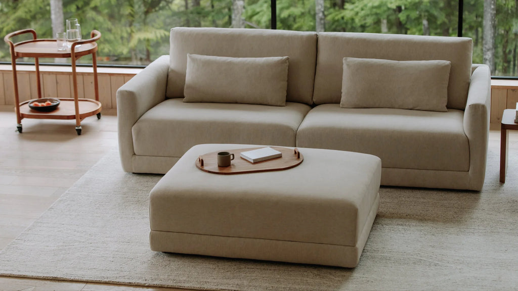 Relax 3-Piece Modular Sectional in Beach (Minor Damage)