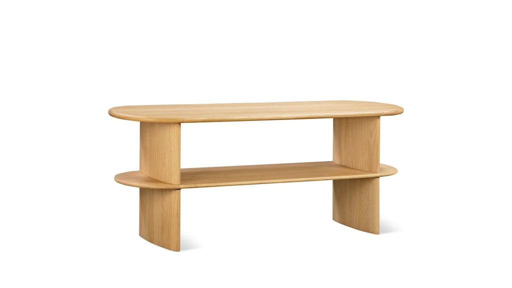 Union Low Storage Shelf (Oak)