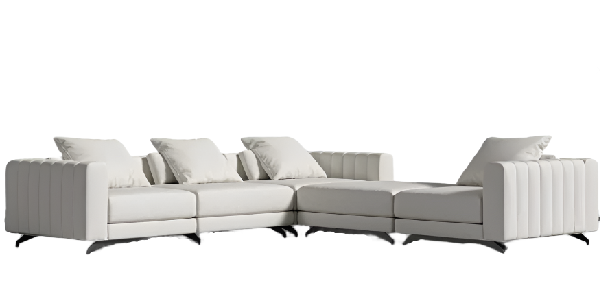 L Sectional Beige