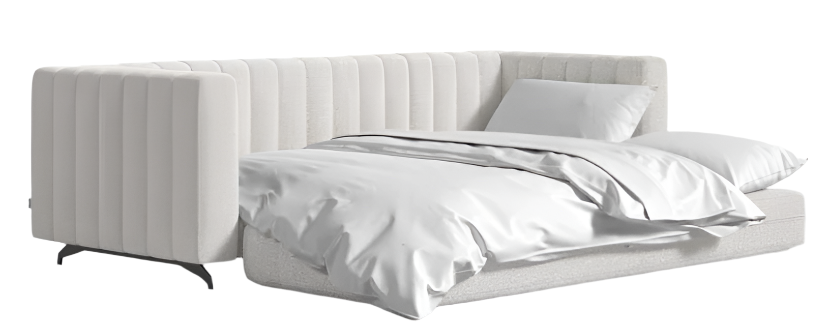 Boucle Sleeper Sofa