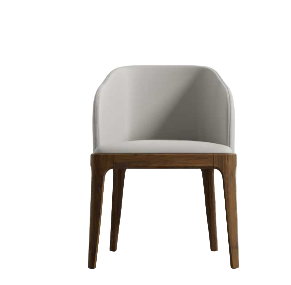 Leather armchair - Trento taupe