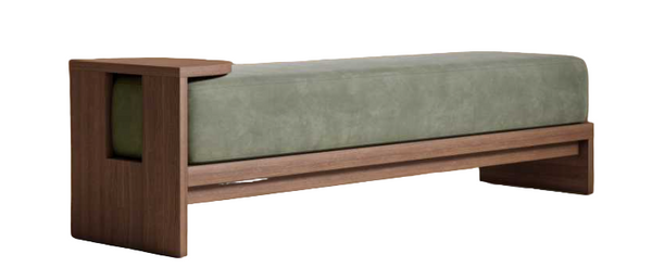 Lola bench - Green velvet