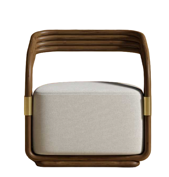 Curved  Lounge Chair - Alessund