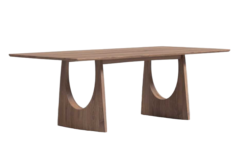 Halo Extendable Dining Table - walnut (minor Damage)