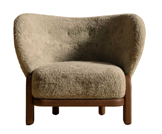 Pallus Lounge Chair - Fawn