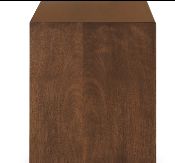 Prime Nightstand 1 drawer Walnut (Minor damage)