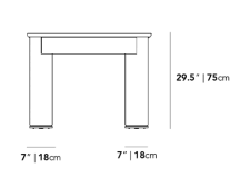 Walnut Veneer Extendable Dining Table( Minor damage).