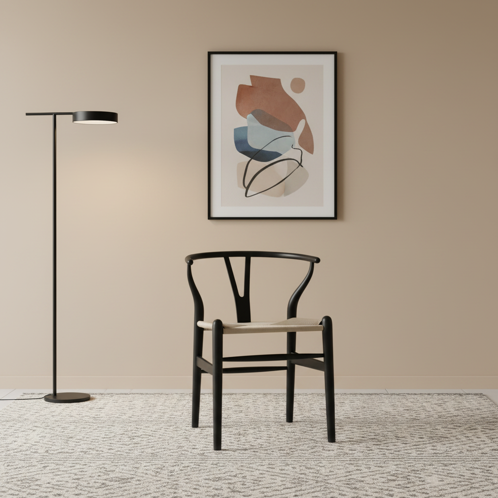 Ebony Natural Cord Chair