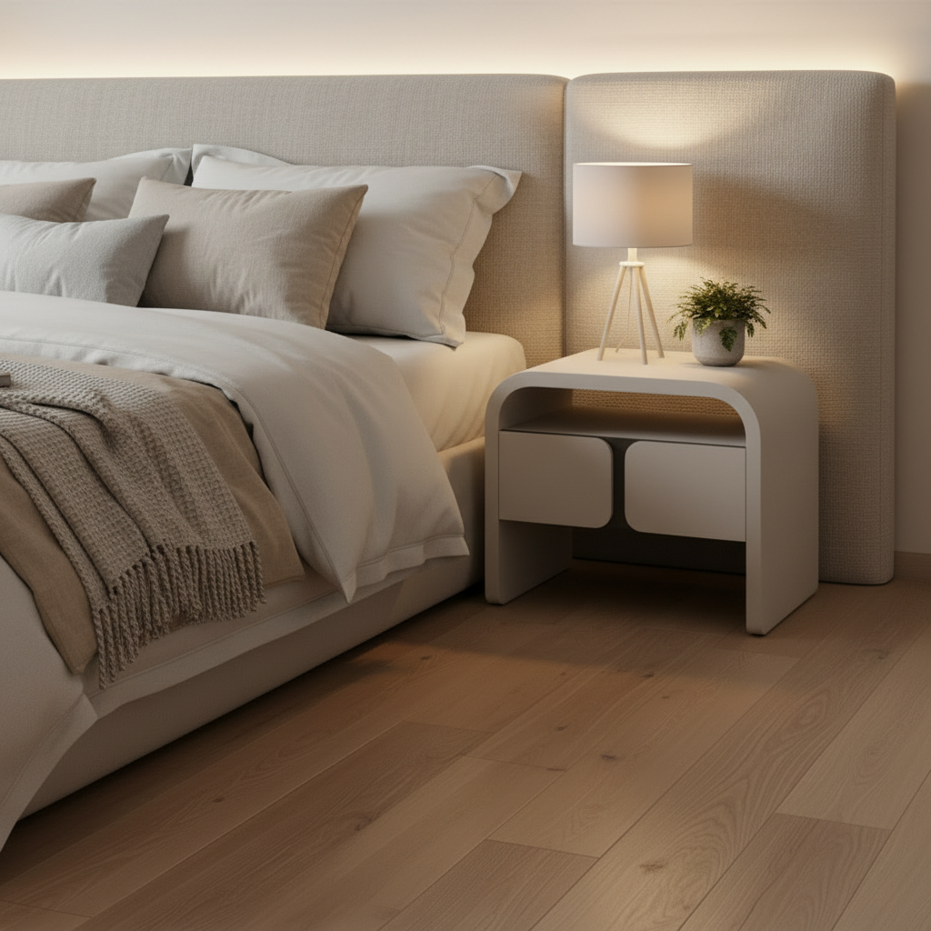 Matte Lacque Vienna Nightstand