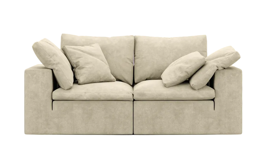 Silicon Sand - Loveseat Sofa