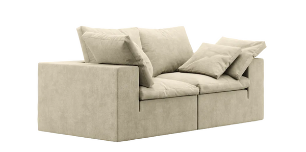 Silicon Sand - Loveseat Sofa