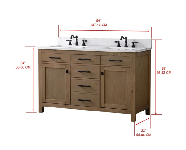 Double Bathroom Vanity Set