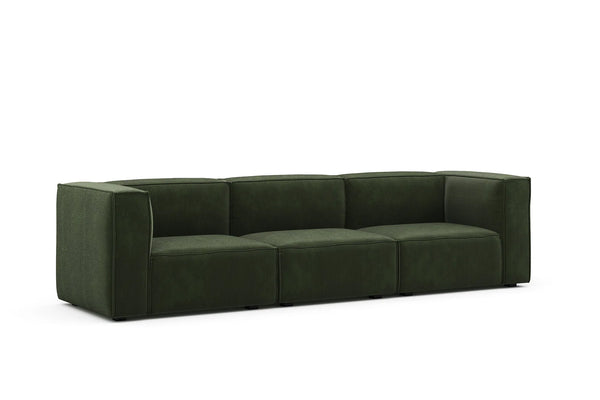 3- piece Sectional sofa Olive green