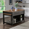 Brown Kitchen Island