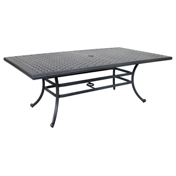 Aluminum Dining Table Black