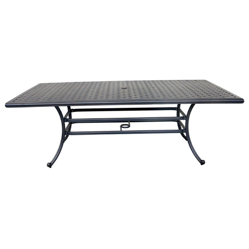 Aluminum Dining Table Black