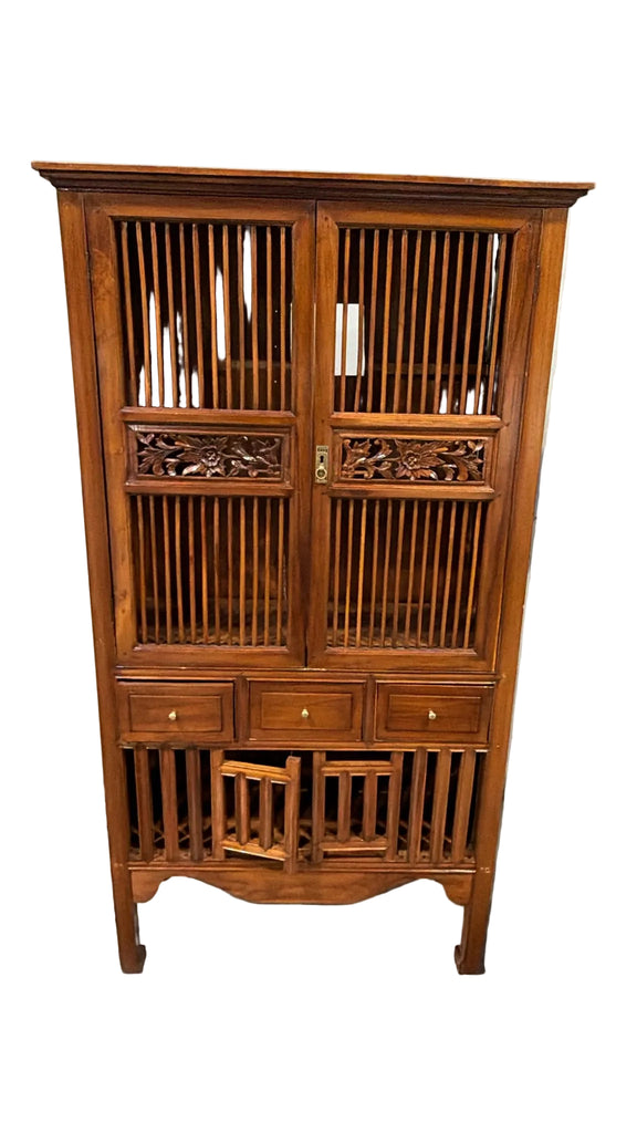 Cherry Wood Chinese Cabinet