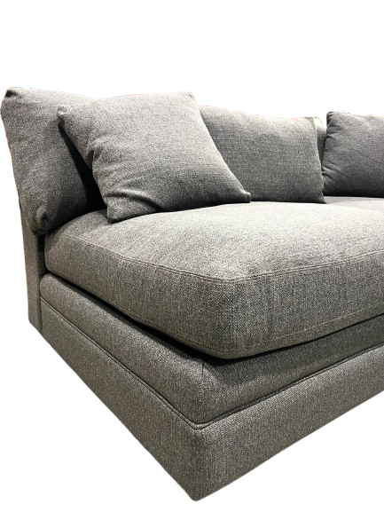 Dark grey Sectional sofa (minor damage)