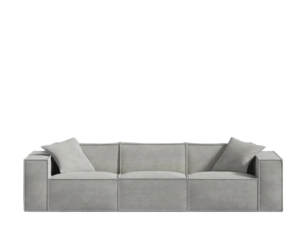 Platinum Grey - Three Seater Sofa