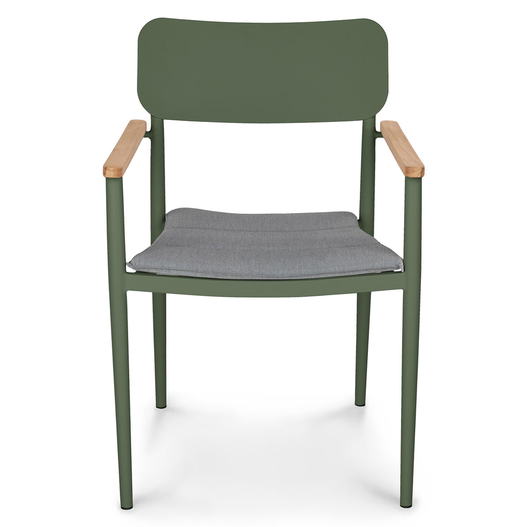 Outdoor Stackable Dining Chair - Green