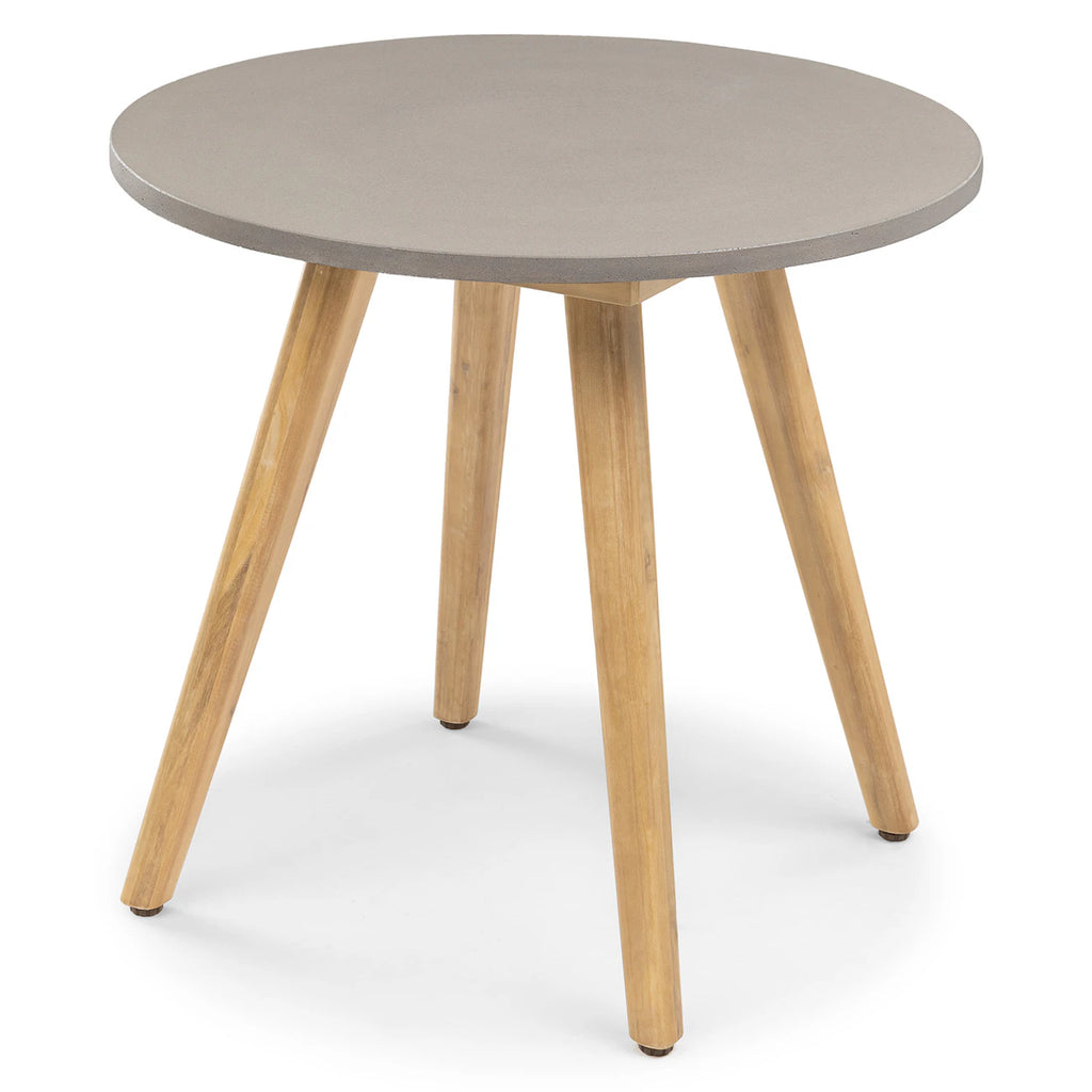 Outdoor cafe table concrete