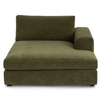 Cypress Green Right Chaise