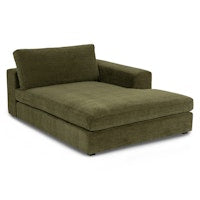 Cypress Green Right Chaise