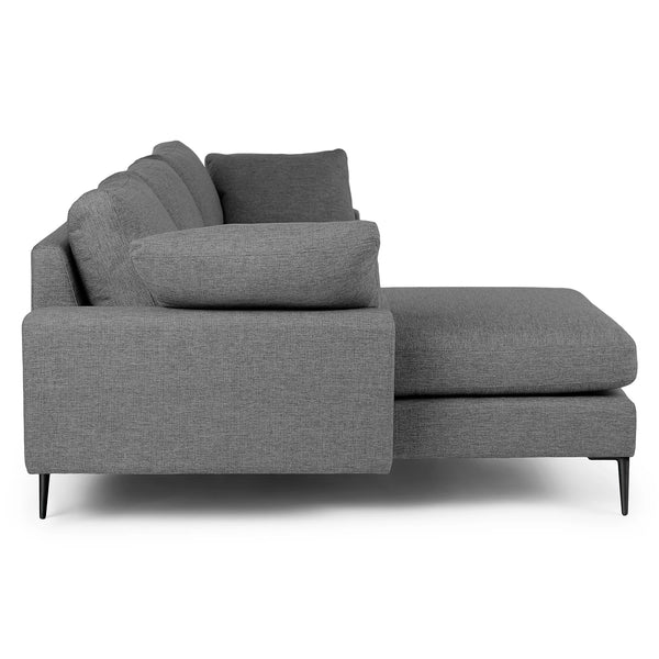 Gravel Gray Reversible Sectional