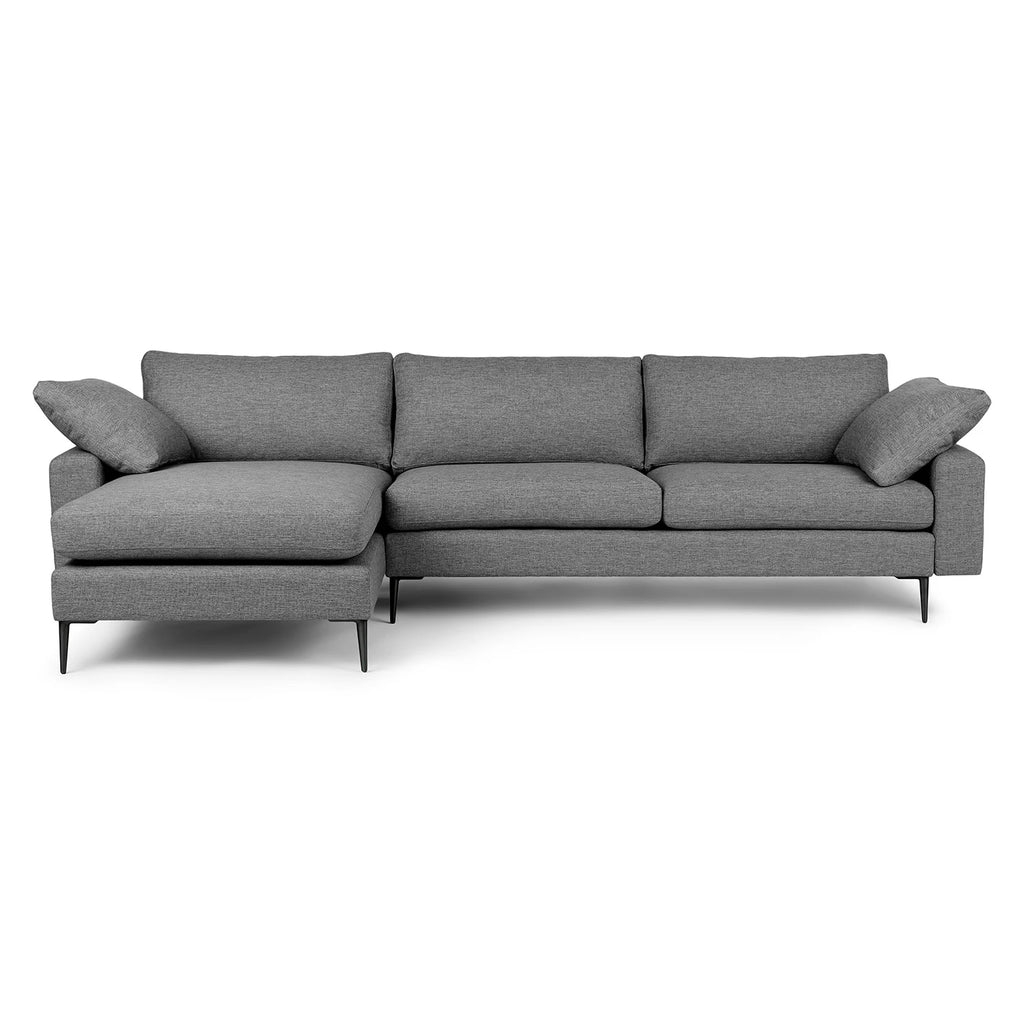 Gravel Gray Reversible Sectional