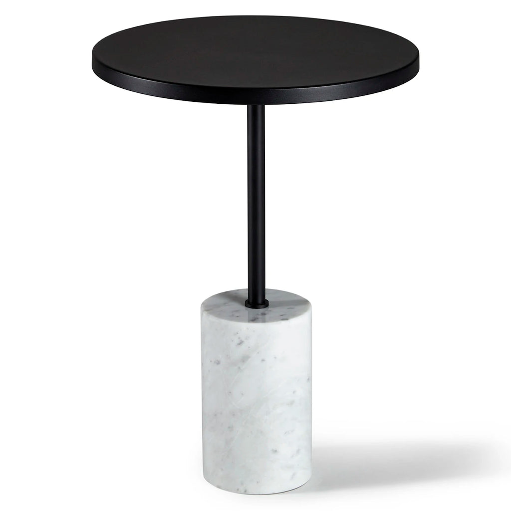 Marble Side Table - Black