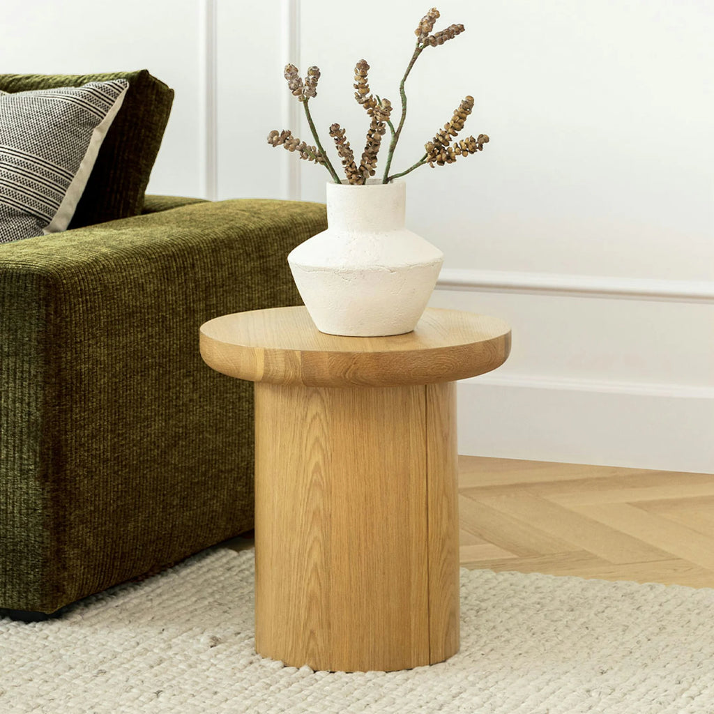 Oak Side Table (Minor Damage)