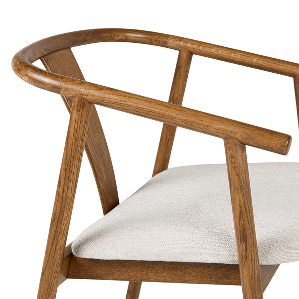 Gray  smoked Oak Dining Chair