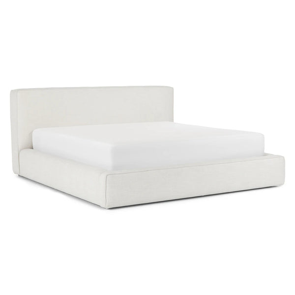 Ivory King Storage Bed (Minor damage)