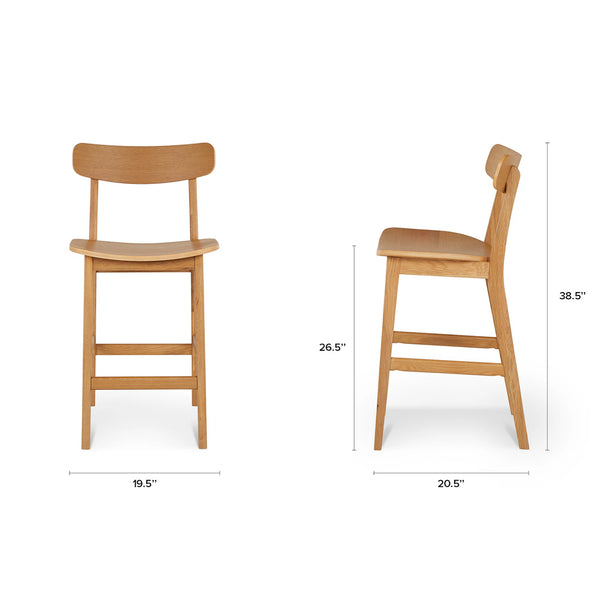 Counter Stool - Oak