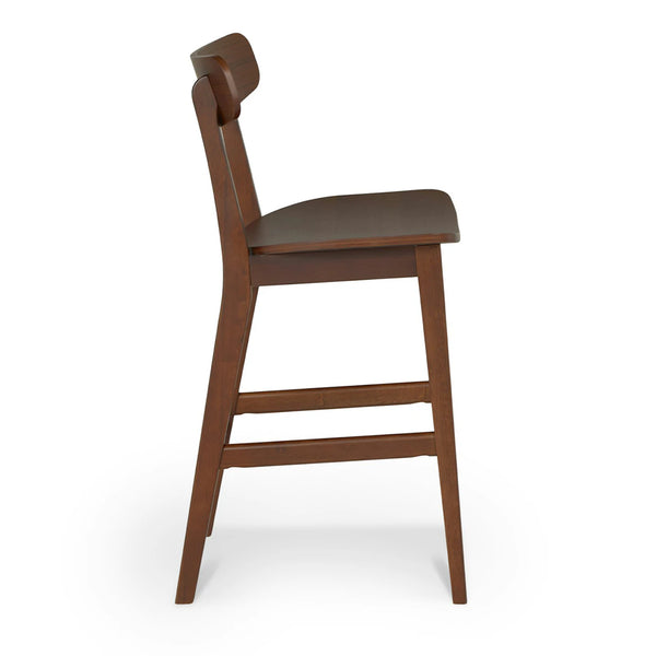 Walnut counter stool (Minor Damage)