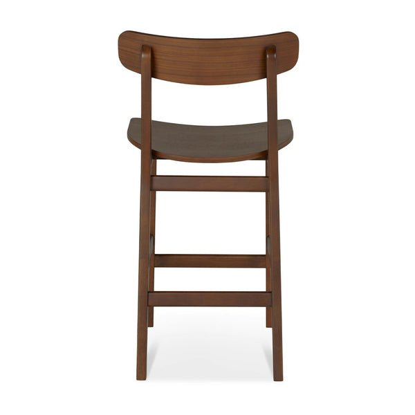 Walnut counter stool
