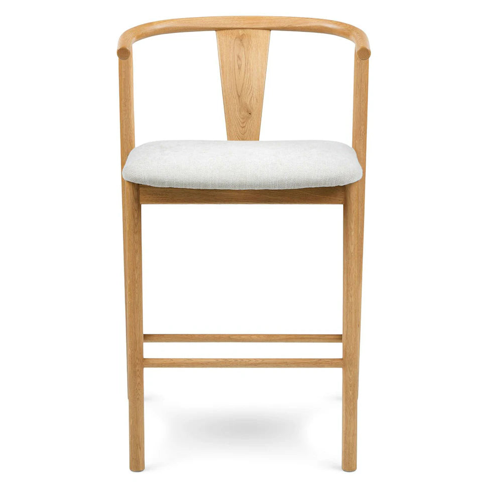 Gray Oak Counter Stool