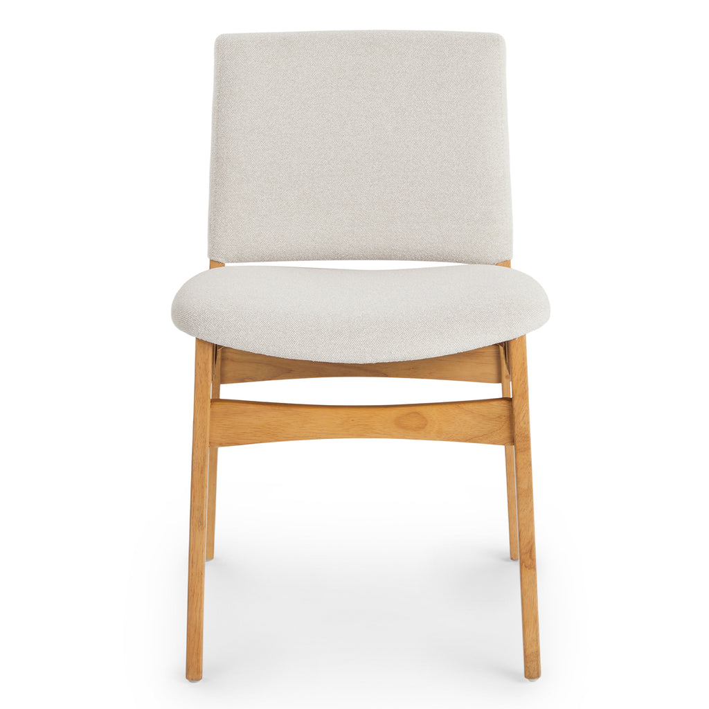 Dining Chair - Oak and Ratine Ivory