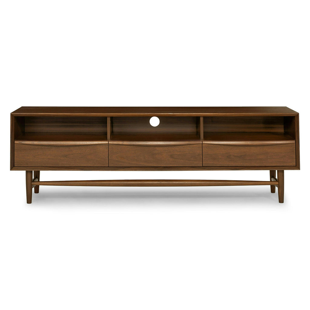 Walnut - 63" Low Media Unit