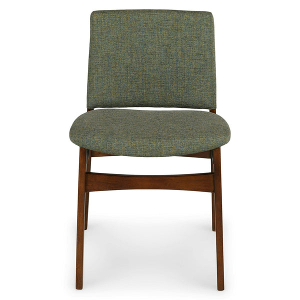 Walnut and Hemlock Green - Dining Chair