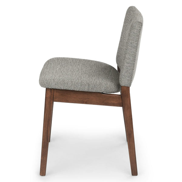 Walnut and grey Dining chair