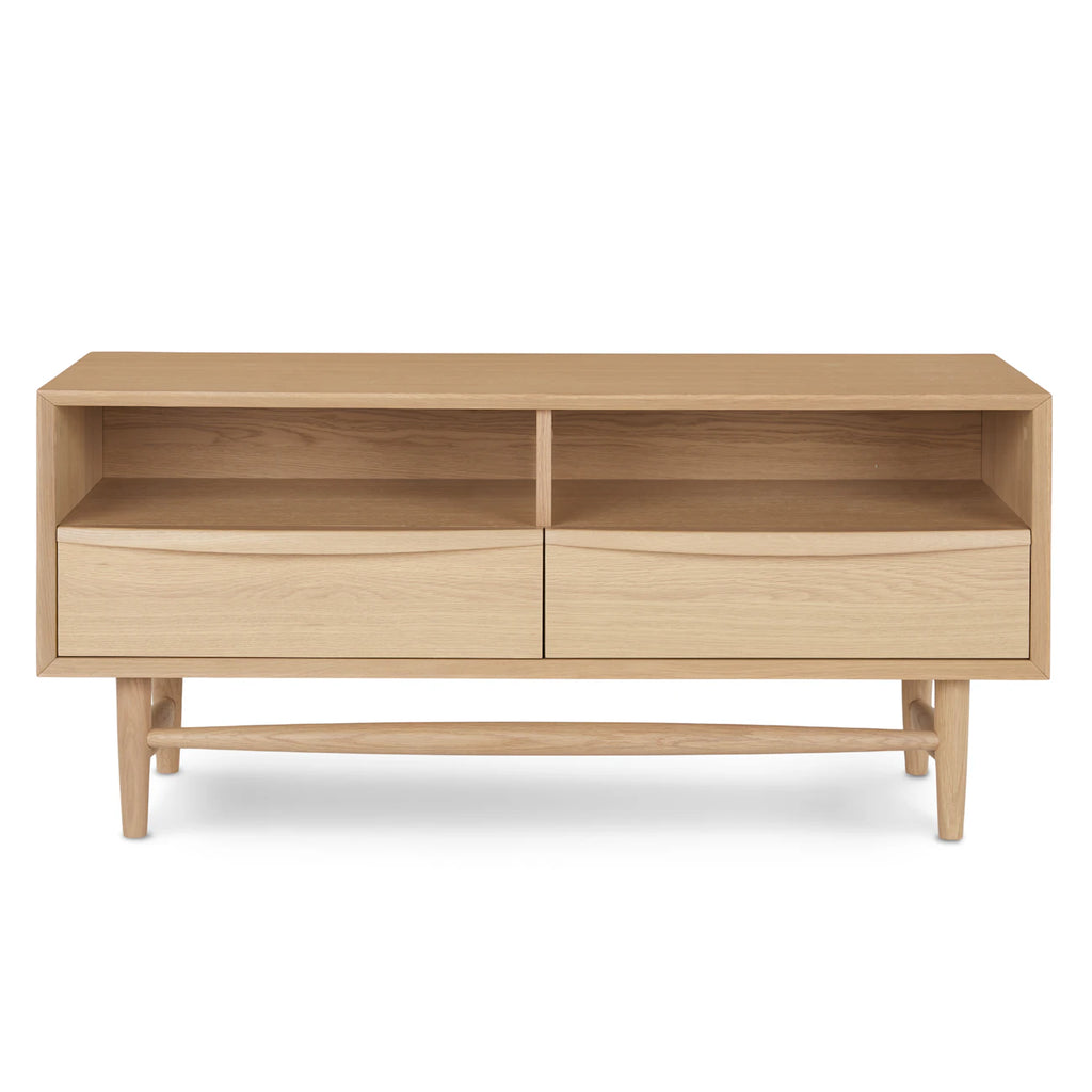 42" Low Media Unit - White Oak