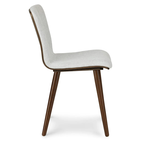 Walnut and Mist Gray Dining chair