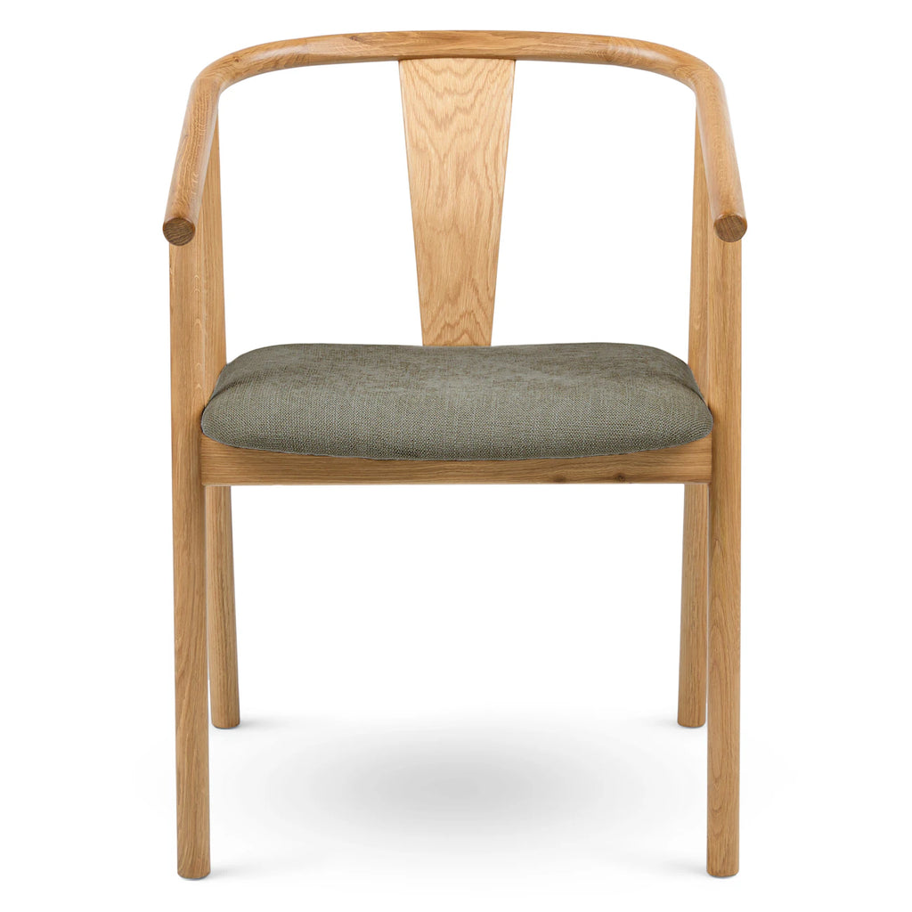 Green Oak Dining Chair