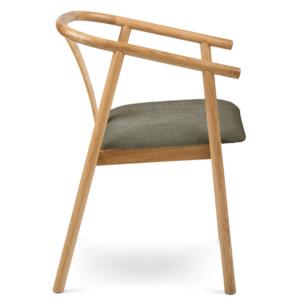 Green Oak Dining Chair