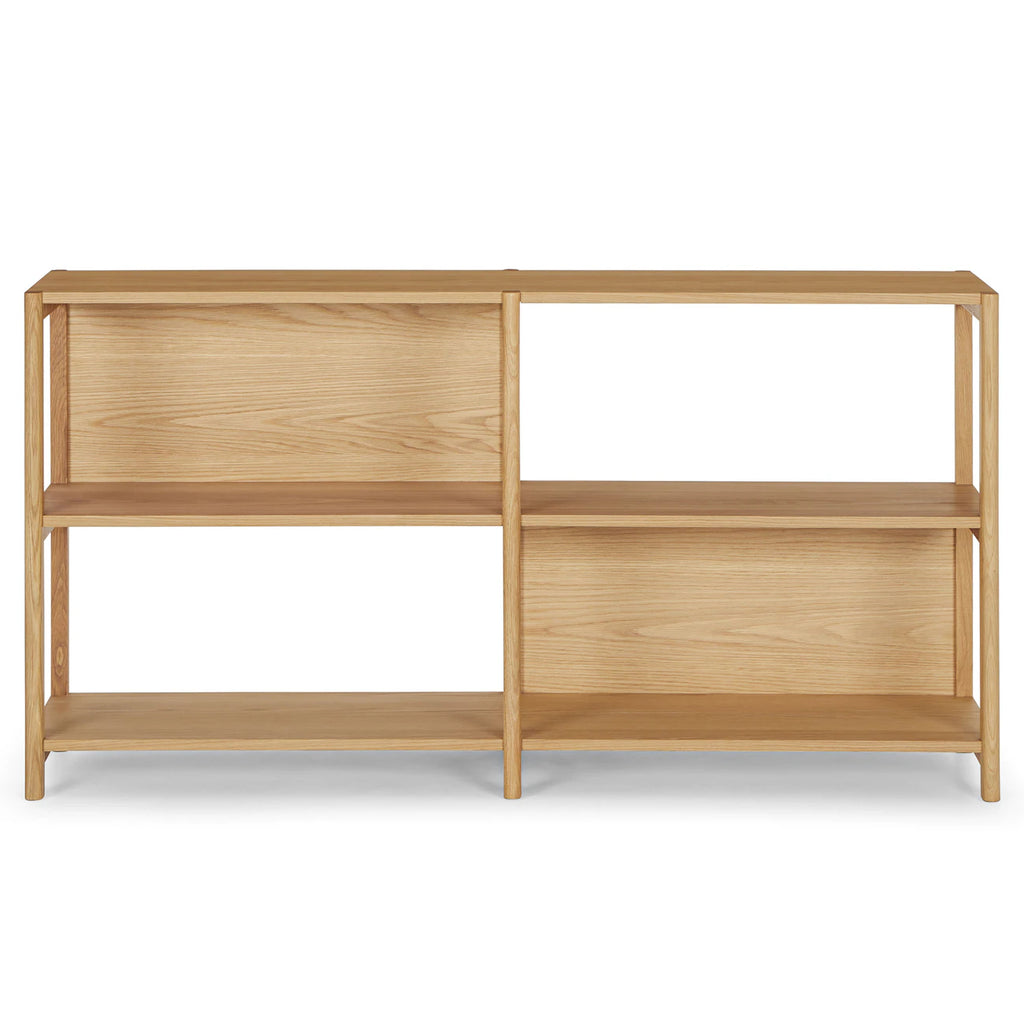 64" Shelving Unit, Short - Natural Oak