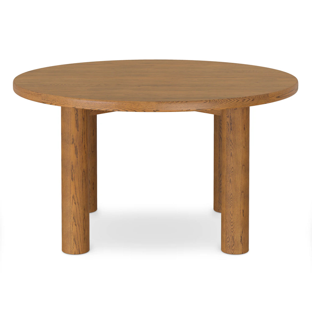 Smoked OAK round table (Minor Damage)