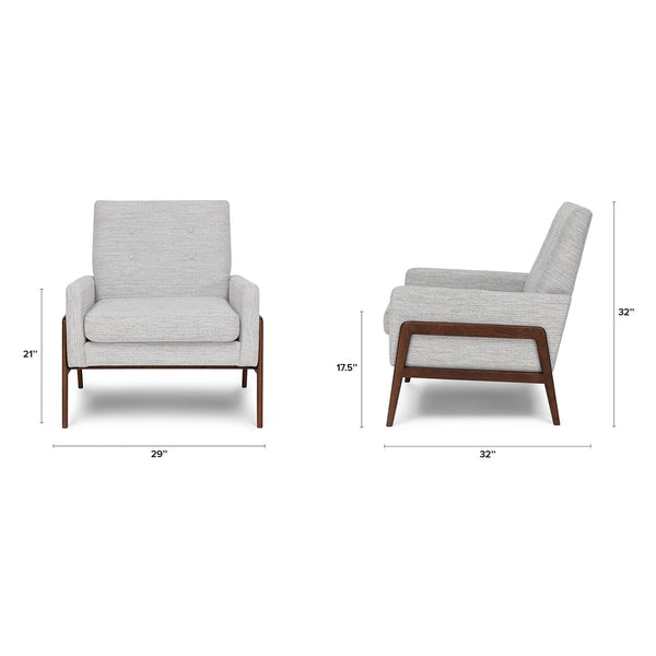 Lounge Chair - Galaxy Gray