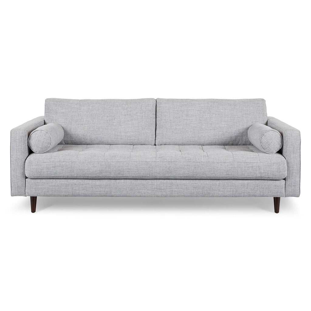 88" Tufted Sofa - Stone Gray