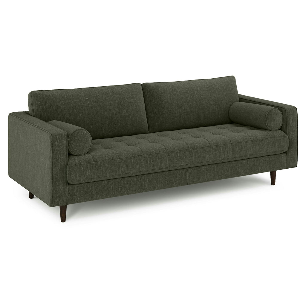 Fir Green - Sven 88" Tufted Sofa